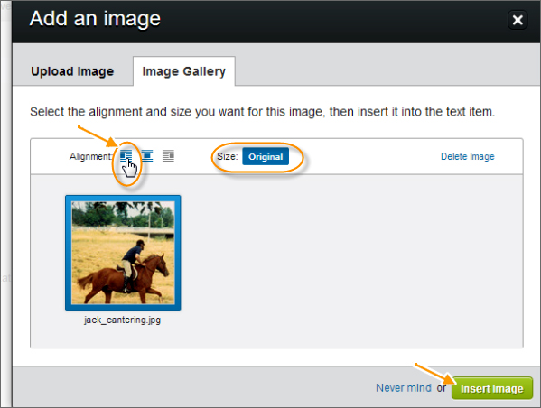 resize image