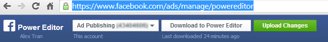 Facebook Power Editor