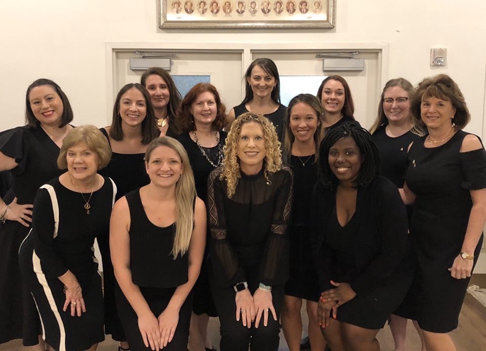 2020 Alumna Initiate Pi Alpha Ceremony for Melissa Wilson