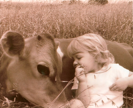 Alora_w_cow