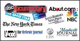Press Room Page Video clips featured features latest new releases hot celebrategreece.com video greece greeks press coverage articles television appearances abc nbc cbs about new york times radio documentary magazines newspapers blogs