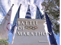 The Battle of Marathon, Greece