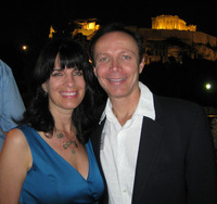 James Stathis and Cynthia Daddona-Stathis at Dionysus Restaurant