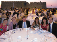 Presidential Dinner alfresco at the Venetian port of Herakleion
