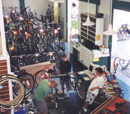 Bikestation Palo Alto Interior