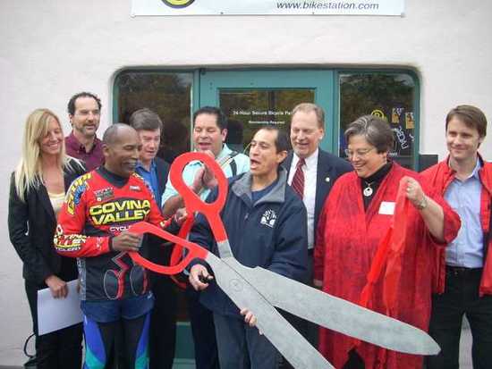 Bikestation Claremont Covina Grand Opening - Ribbon Cutting