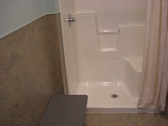 ADA-accessible Shower