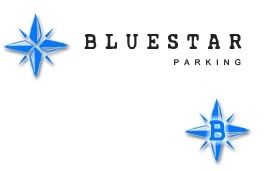 Blue Star Parking Logo - Side Column