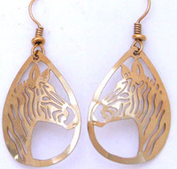 Zebra Earrings