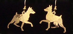 Miniature Pinscher Earrings Miniature Pinscher Earrings