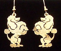 Poodle Earrings
