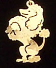 Poodle Pendant on a Chain