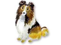 Sheltie Pin