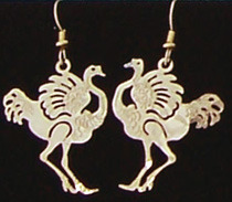 Ostrich Earrings Ostrich Earrings