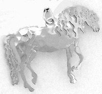 Andalusian Horse Pendant on a Chain