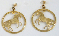 Hanovarian Horse Post Earrings