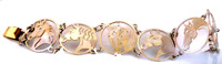 Gold Horse Circle Bracelet