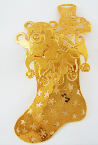 Stocking With Toys Pin