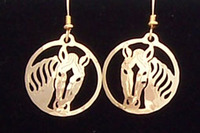 Horse with Blaze Earrings