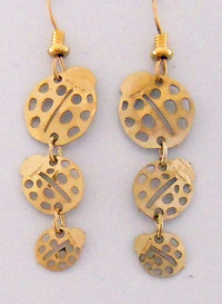 Ladybug Family Earrings