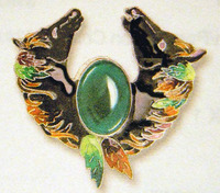 Jeweled Horse Pin