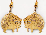 Hedgehog Earrings