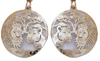 Two Lions Earrings