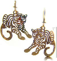 Tiger Lounging Earrings