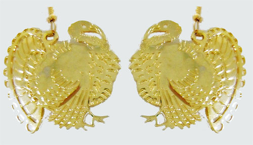 Small Turkey Earrings Small Turkey Earrings