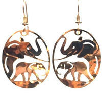 Elephant Family Earrings