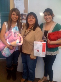Ana, Luciana Gallegos, & Sandra. Thank you Luciana for that info on the Migrant Education Program!