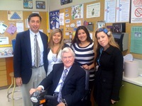 Superior Court Judge McNally visits the DNC. Superior Court Judge McNally visits the DNC.