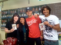 Simone Elkeles and Fuentes Brothers!
