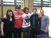 Simone Elkeles and Fuentes Brothers!