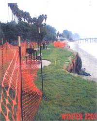Additional Beach erosion