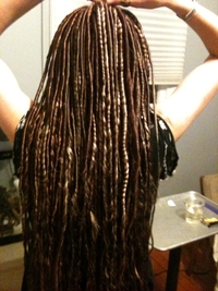 After Dread Lock Extensions