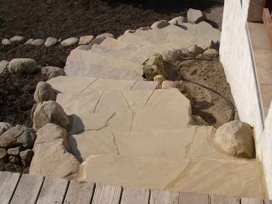 Flagstone Stairway