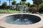 pebble fountain