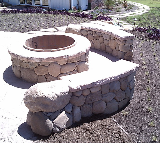 stone fire pit