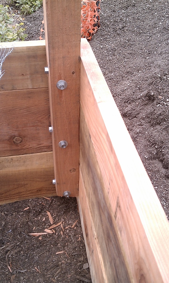Wood boxes construction detail