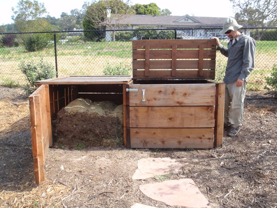 large double compost bin