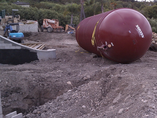 large underground cistern