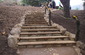 flagstone and sandstone large stairs
