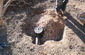 Laundry greywater mulch basin