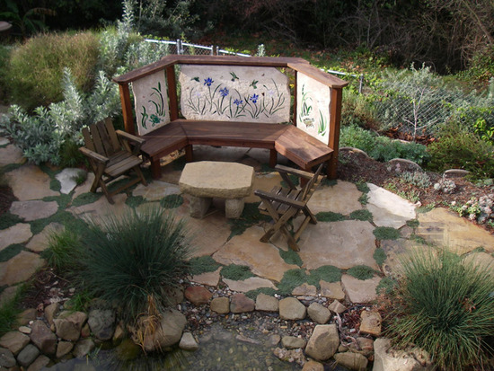 Flagstone Mosaic Pathway