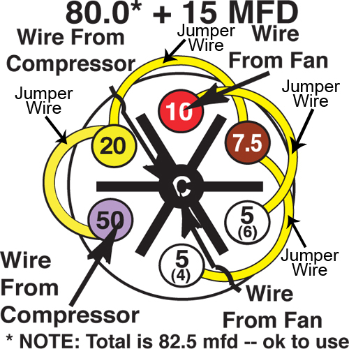 80 + 15 MFD | Turbo 200X installation instructions | Amrad Engineering