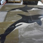Sandstone Pavers - Killer Whales