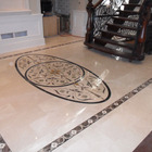 Custom Residential Flooring Medallion with Border