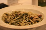 Apimente.se com um bom jantar - Linguine ao Pesto de Rúcula