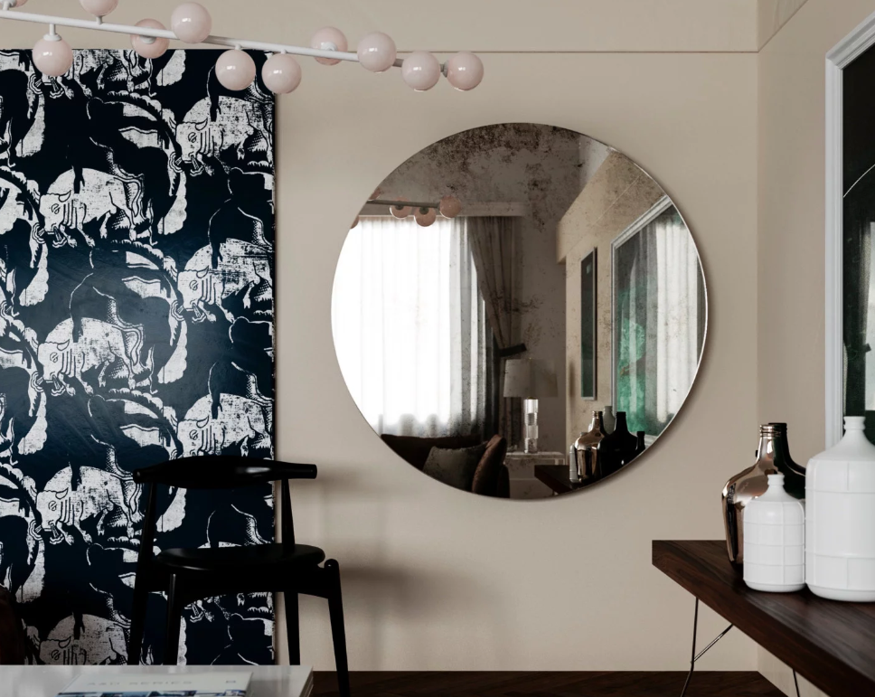 1930s Style Wall Mirror